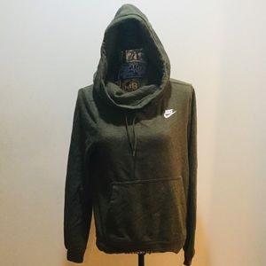 Cowl Neck Fleece Hoodie